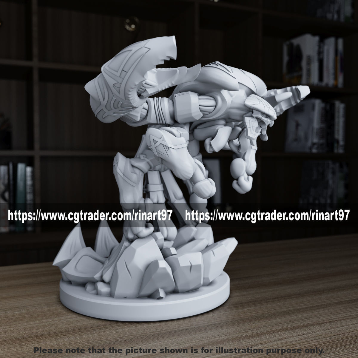 skarner 3d print model from League of Legends 3D print model_9