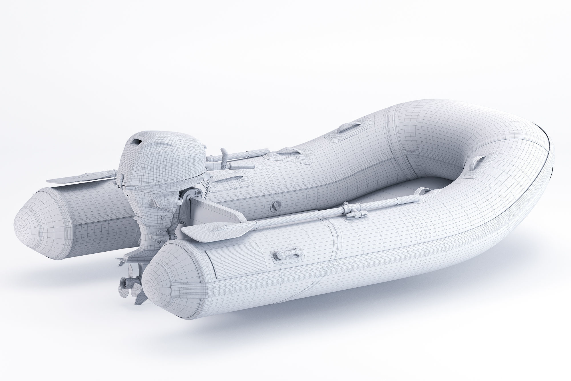 YAM 310S - Boat 3D model_9