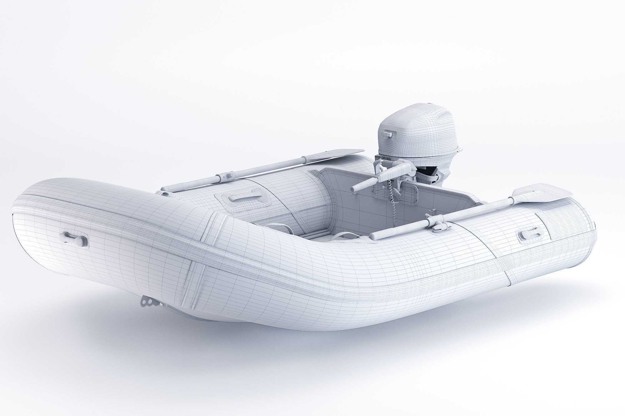 YAM 310S - Boat 3D model_8