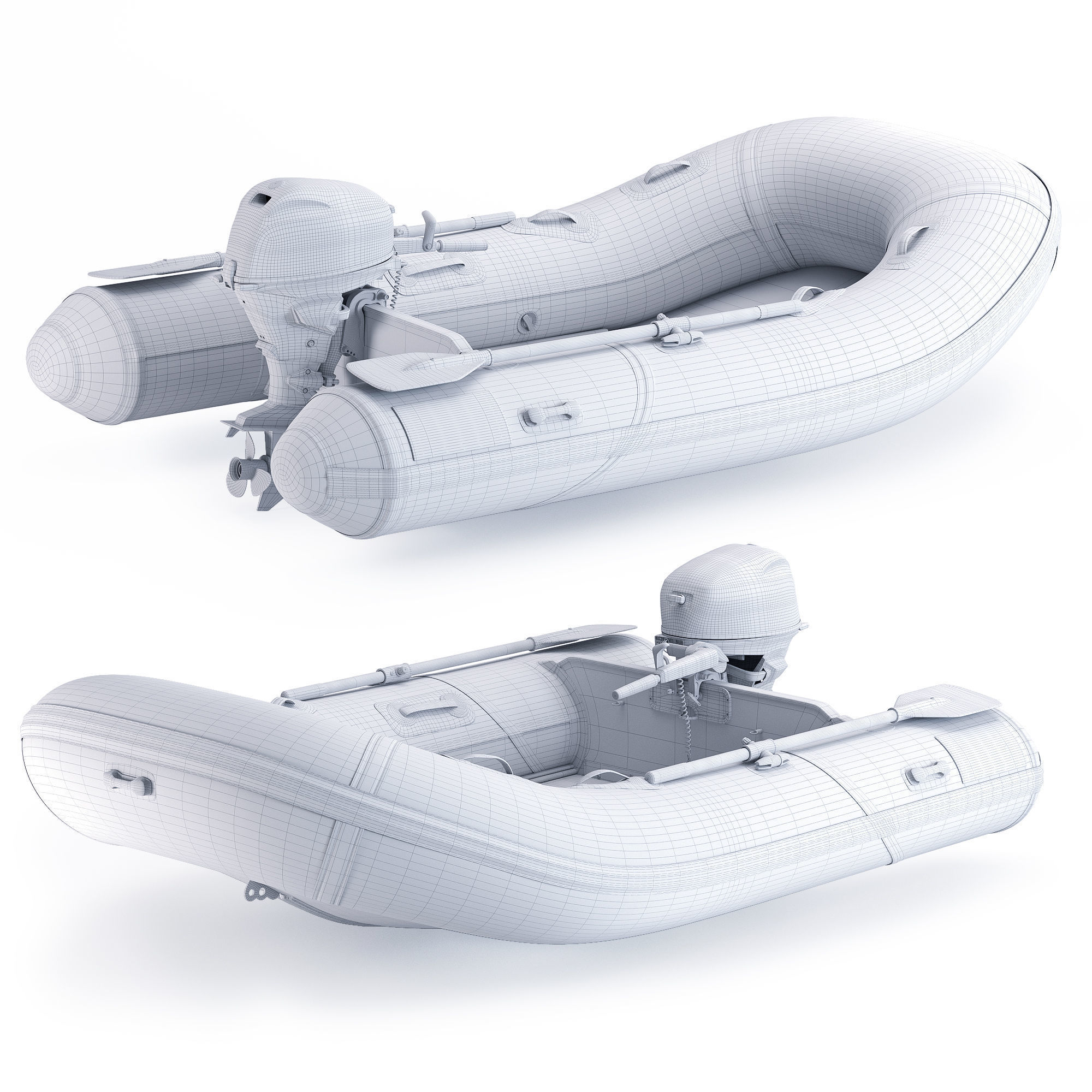 YAM 310S - Boat 3D model_10