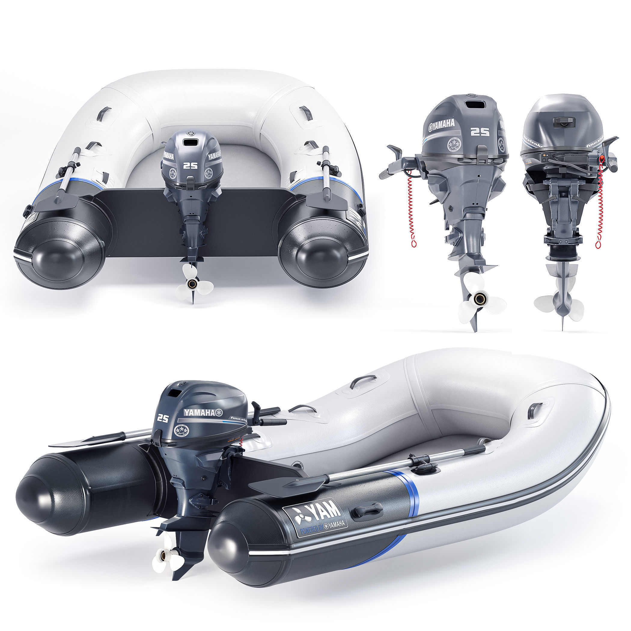 YAM 310S - Boat 3D model_1