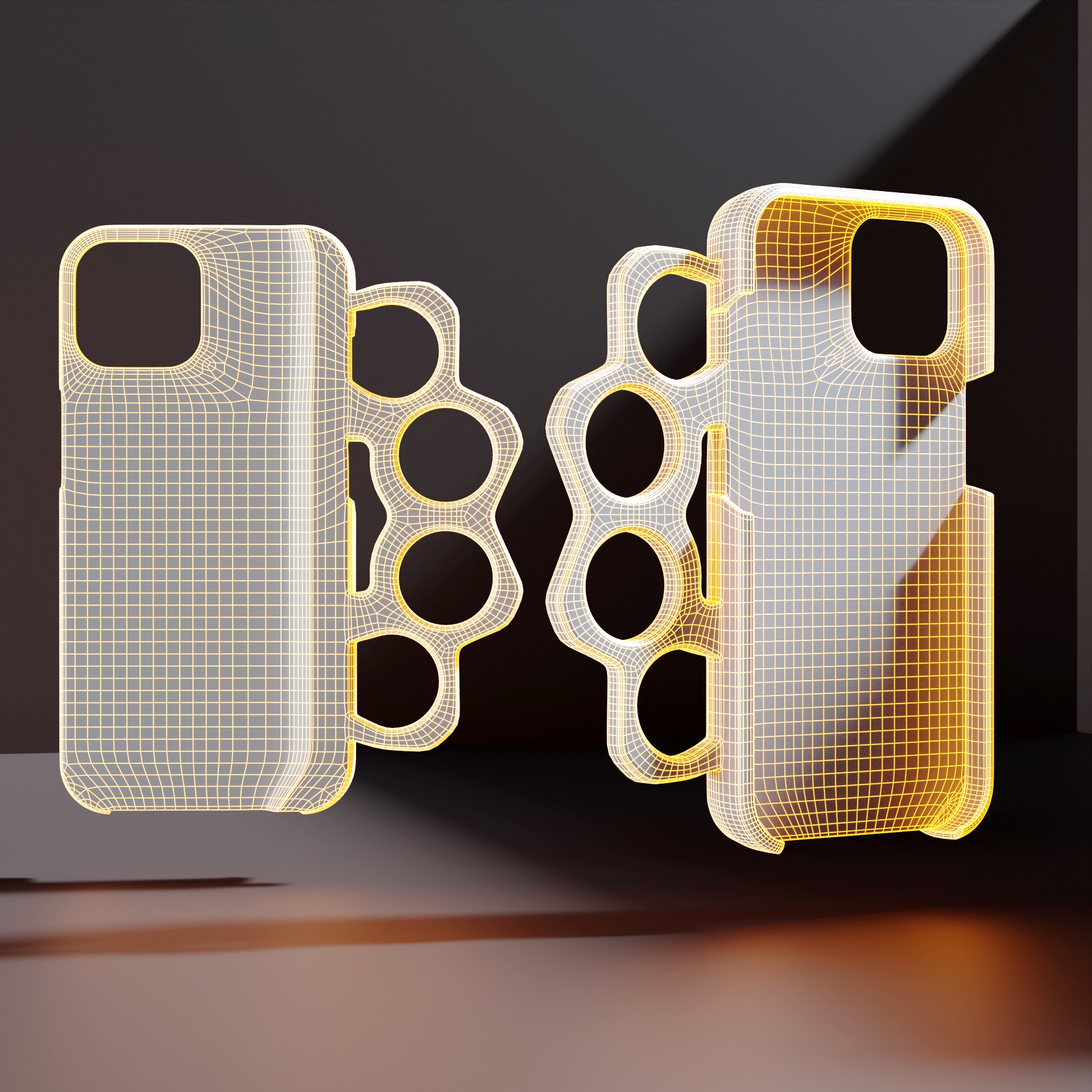 iPhone 15 Knuckle Case for print 3D print model_3