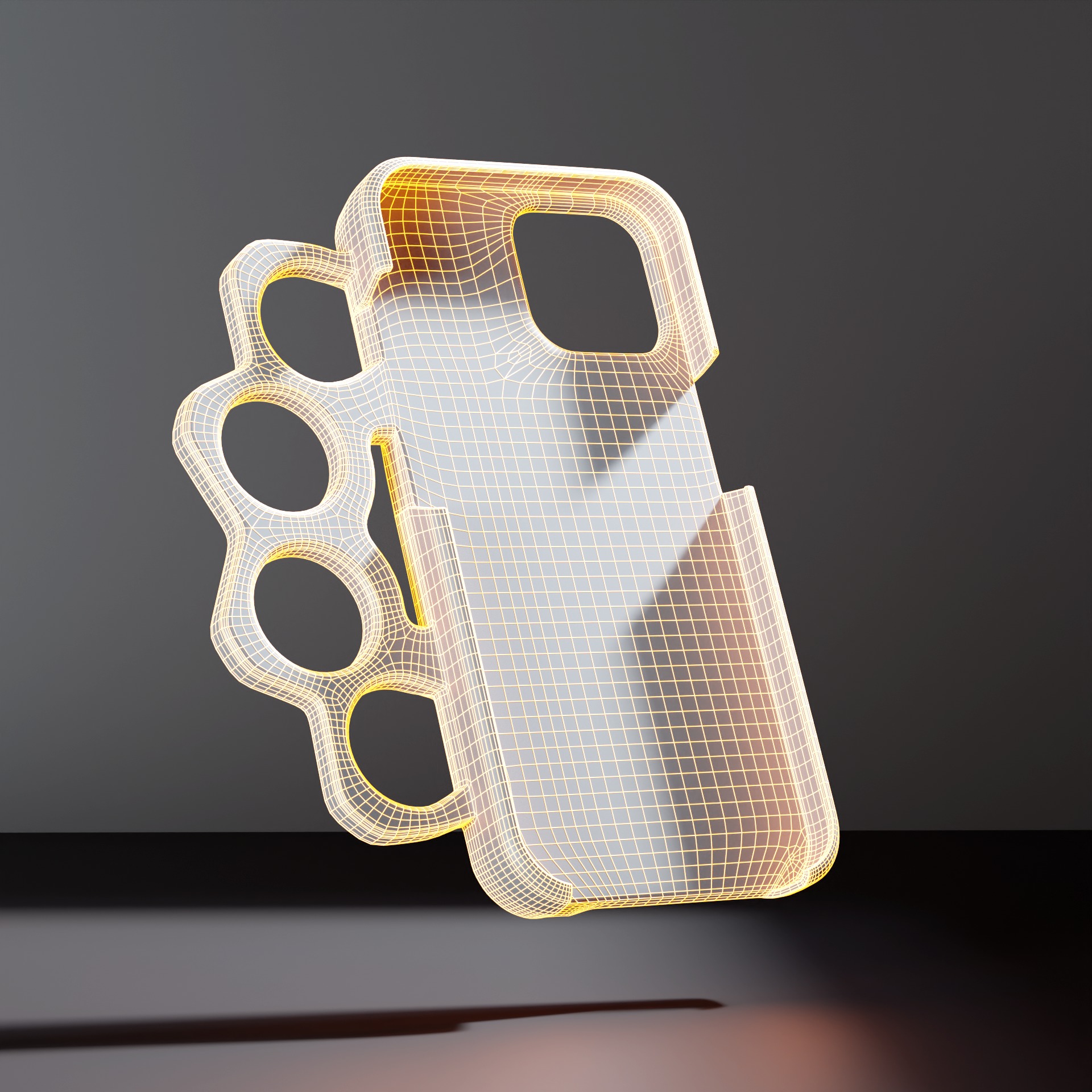 iPhone 15 Knuckle Case for print 3D print model_2
