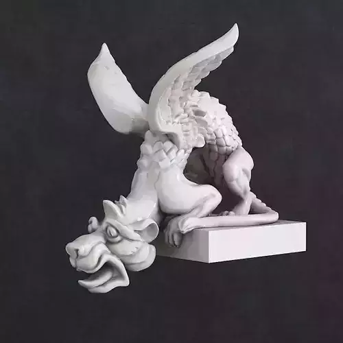 Griffin Sculpture Gargoyle Dragon