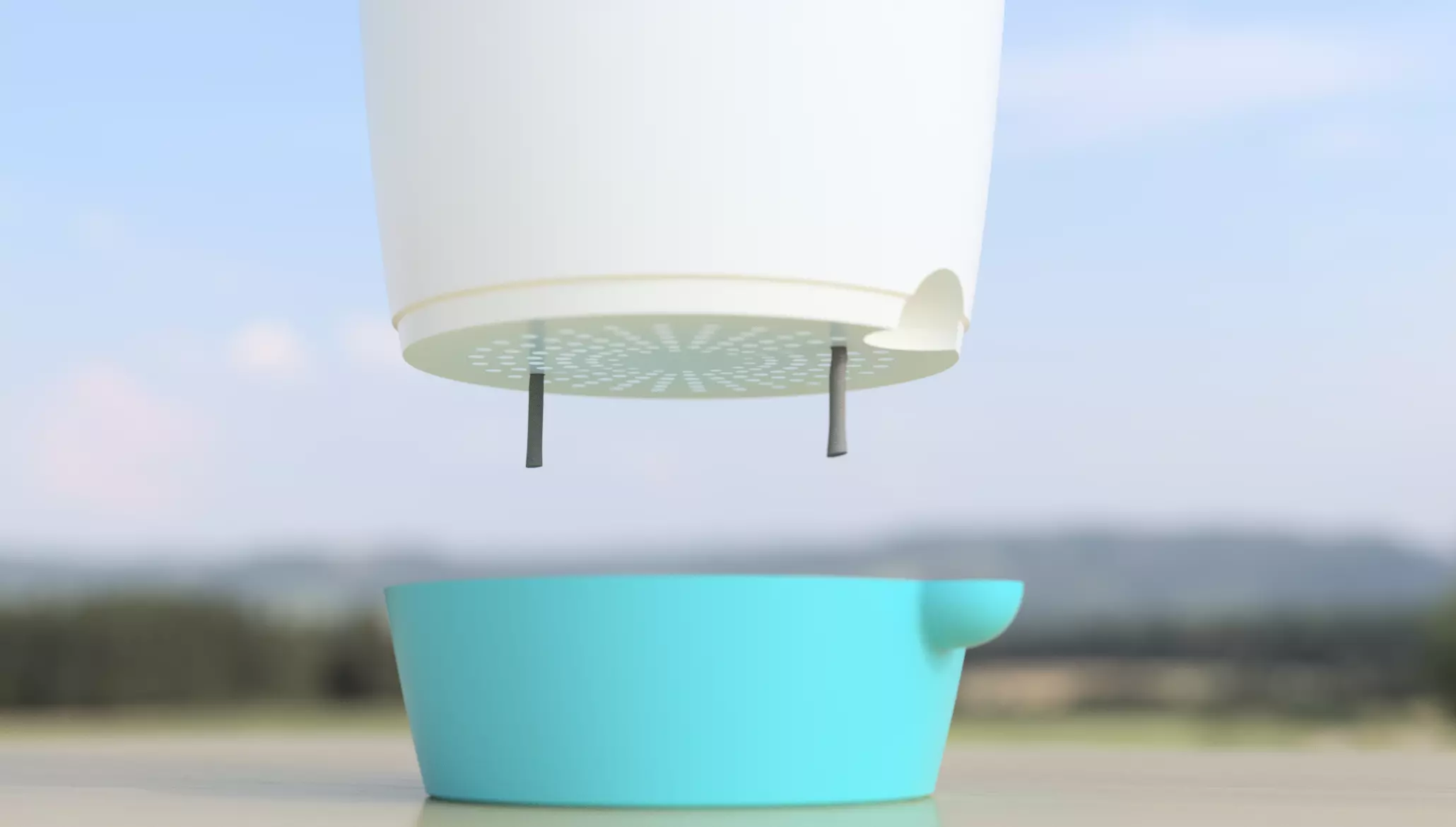 Commercial Use Simple Self-Watering Planter STL Pack  3D print model_0