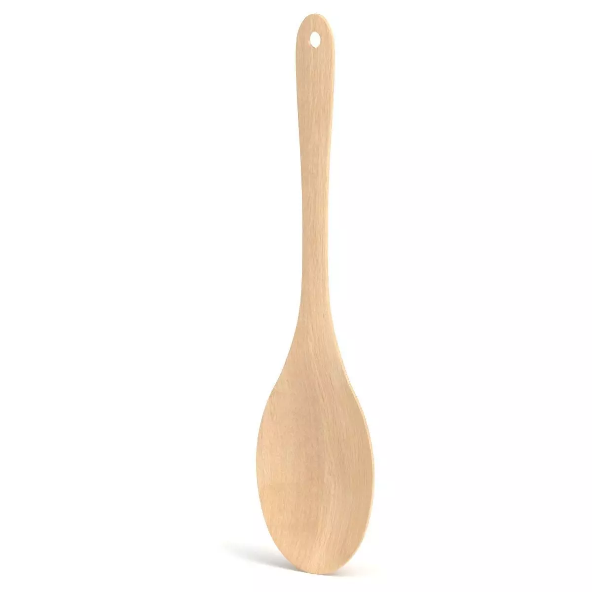 Kitchen Wooden Spoon 3D model_0