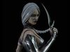 Female Assassin Low-poly 3D model_1