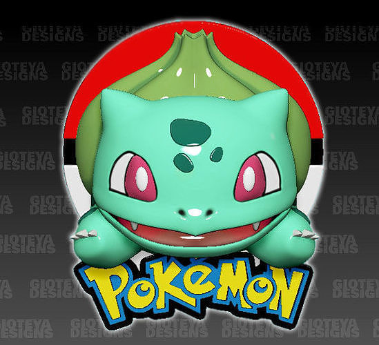 Pokemon Bulbasaur 3D model