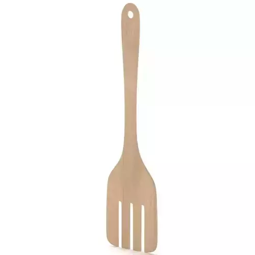 Wooden Kitchen Spatula Fork