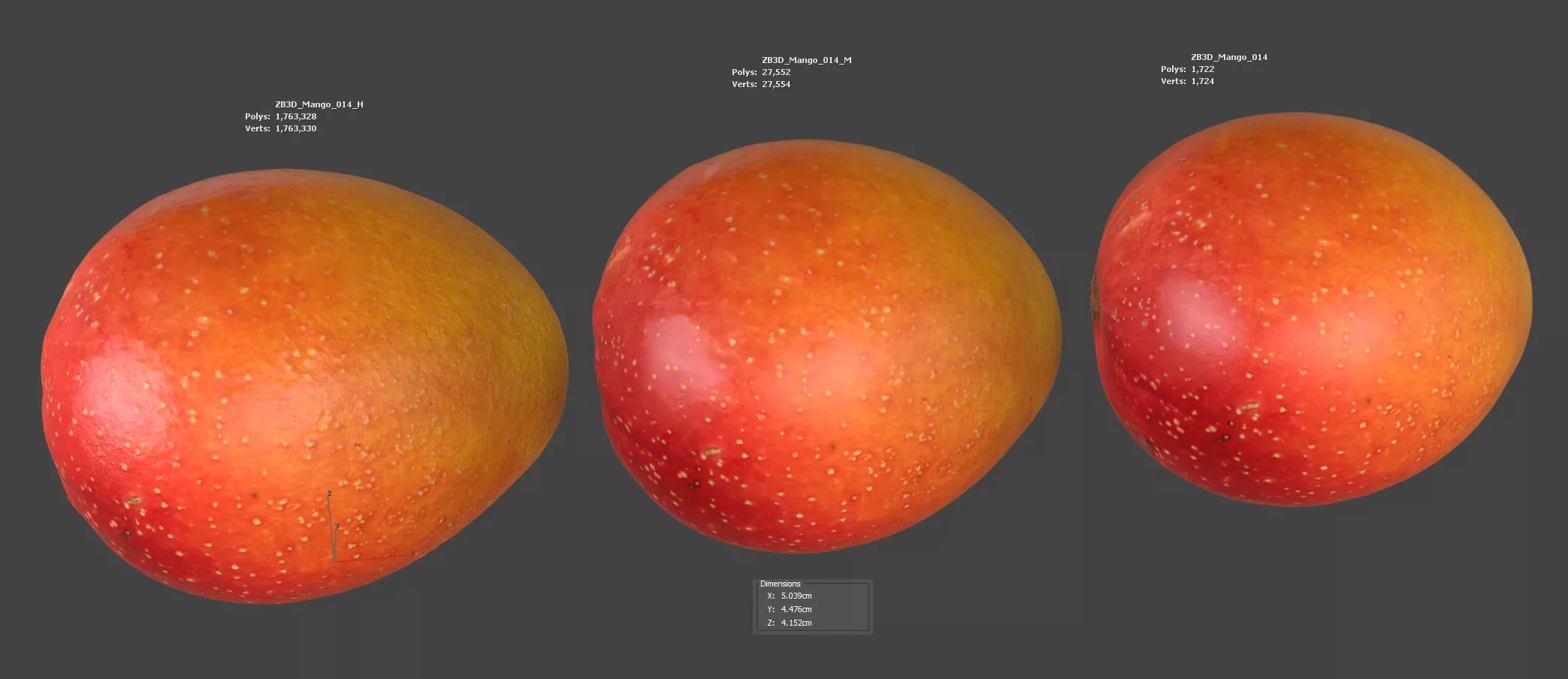 Mango 3D model_5