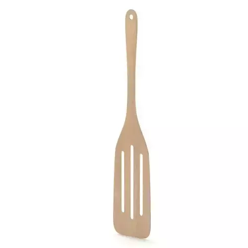 Wooden Kitchen Slotted Spatula