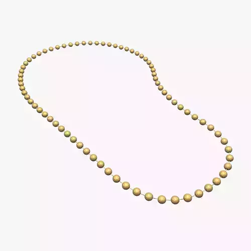 Mardi Gras Beads 3D model
