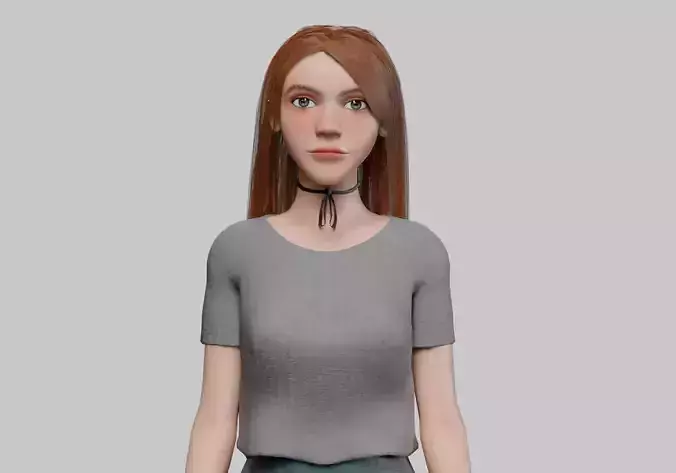 cute Cartoon woman V35320 