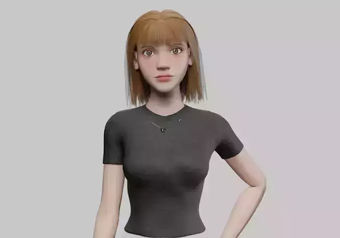 cute Basic Woman V29391 