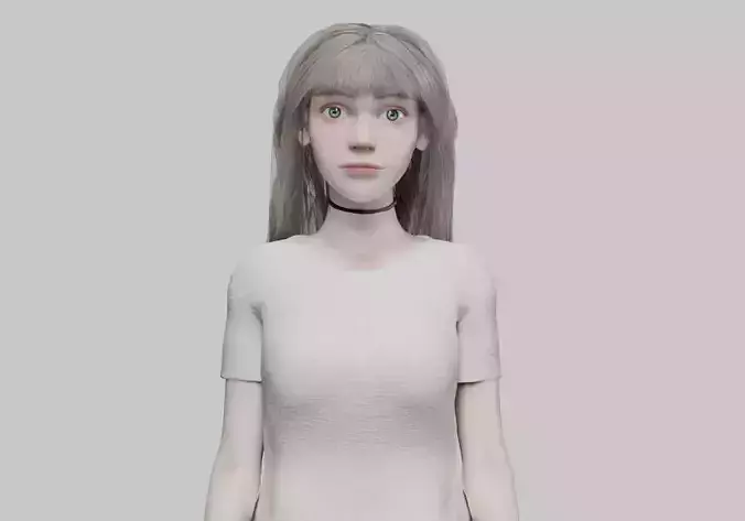 Beautiful cute Woman V32545 