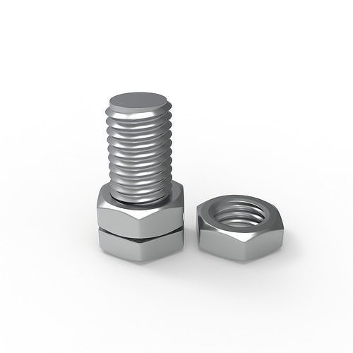 screw and nut Free 3D model