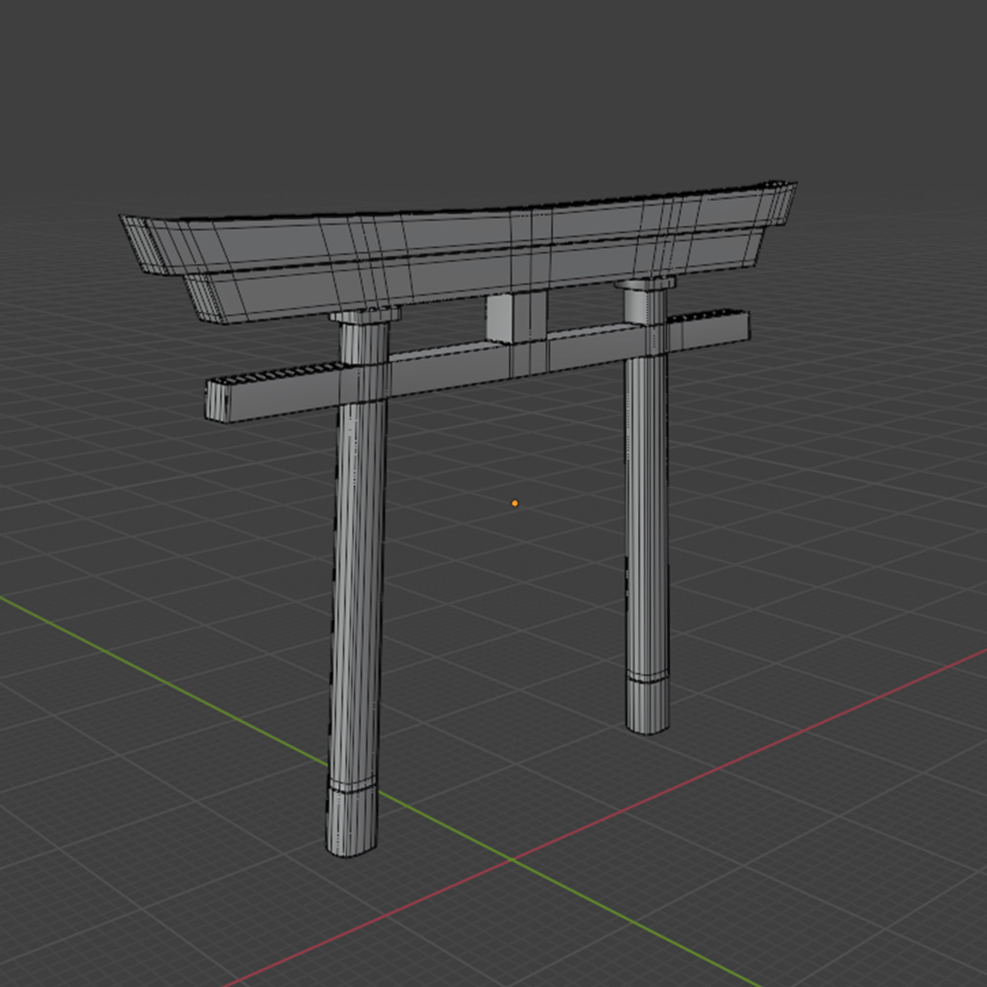 Torii 3D model_4