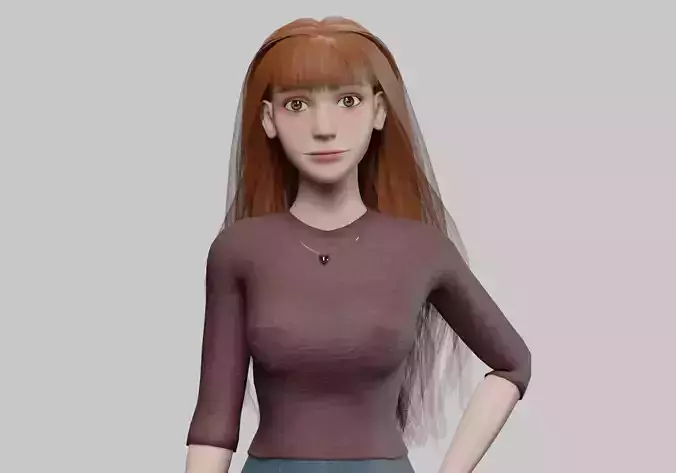 Standard cute Woman V33983 