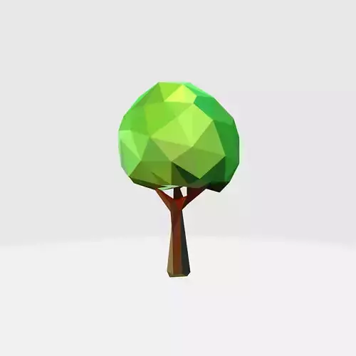 Low-poly Stylized Tree
