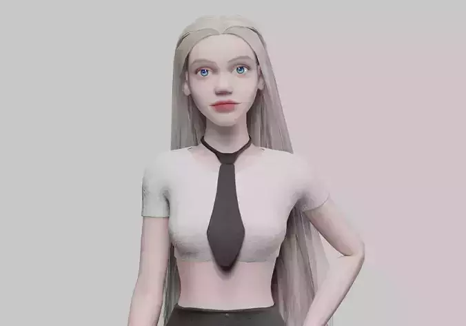 Pretty stylized woman V35206 