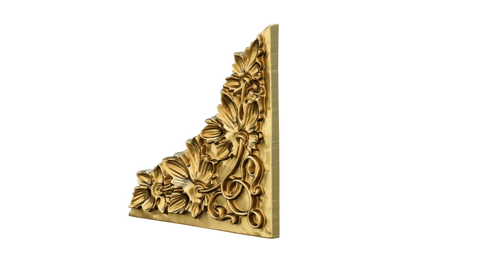 classic corner decor ornament 07 3D model_1