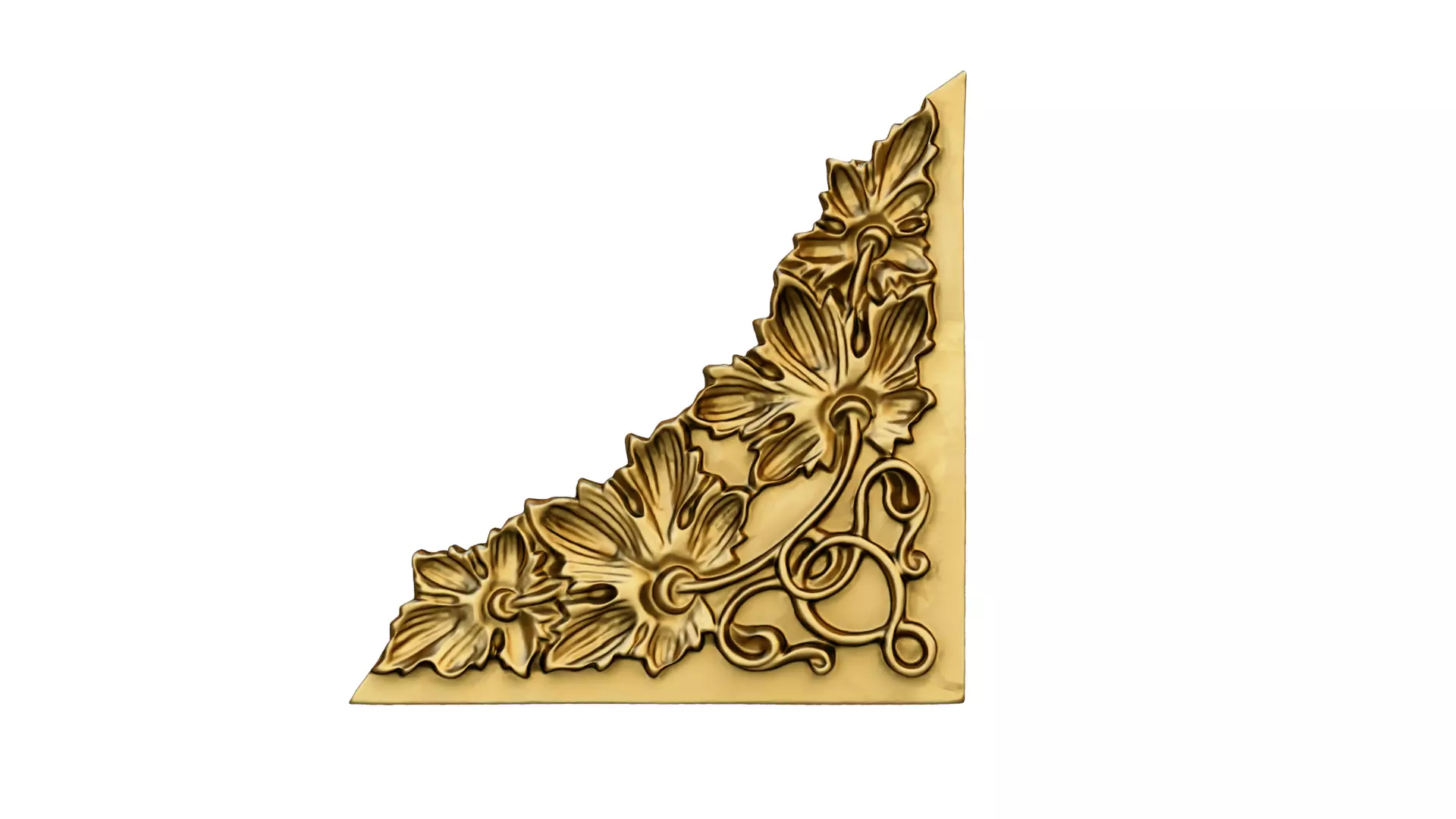 classic corner decor ornament 07 3D model_0