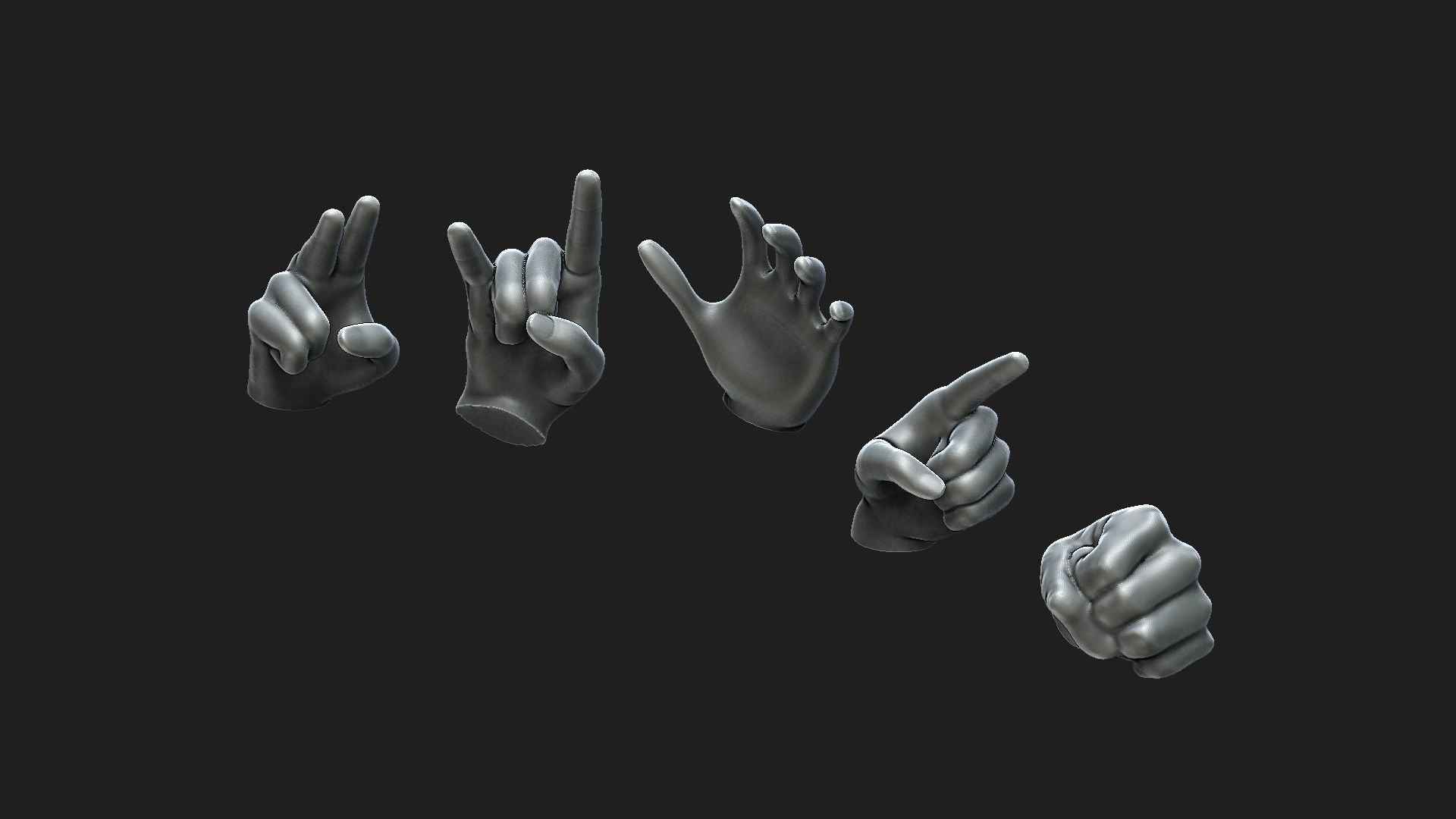 hands 2 3D print model_2