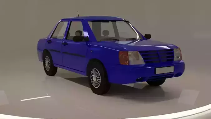 Original lowpoly toy car