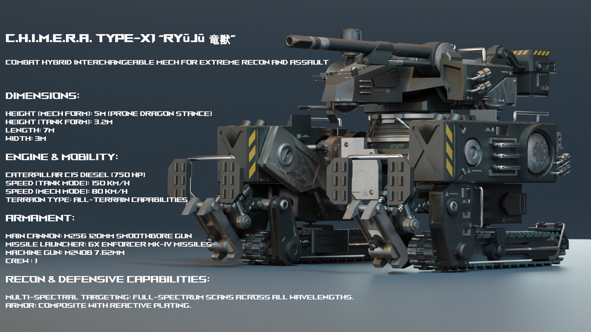 VILTRATECH CHIMERA Type X1 Ryuju 3D model_1
