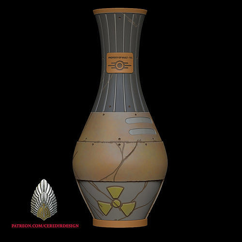Fallout VAse 3d digital download 3D print model
