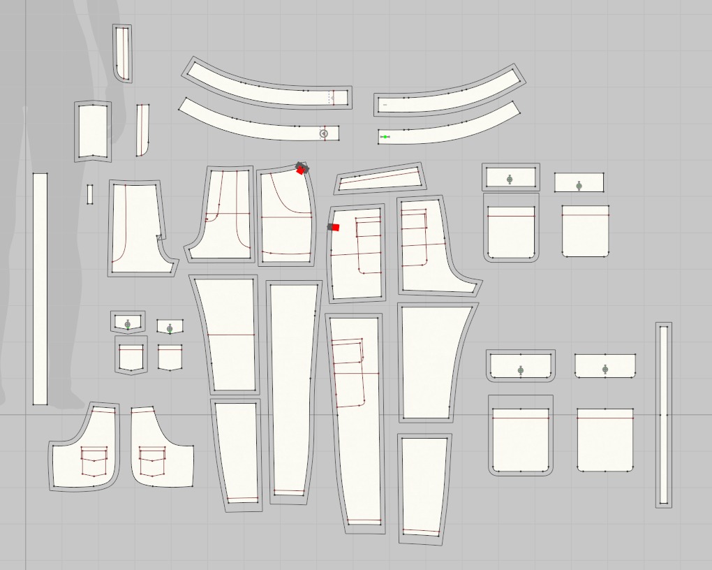 78 capri pants for women 3D print model_6