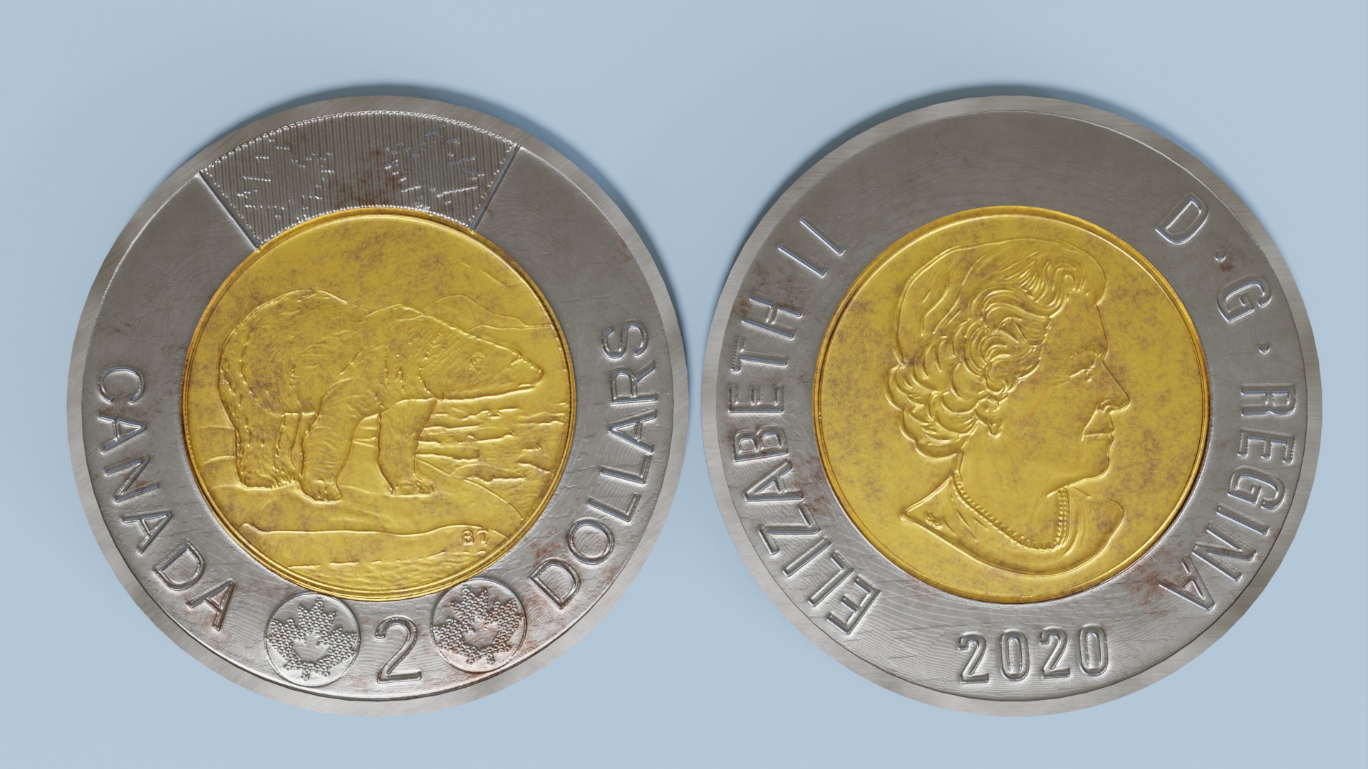 Canada Coin Collection  3D model_26