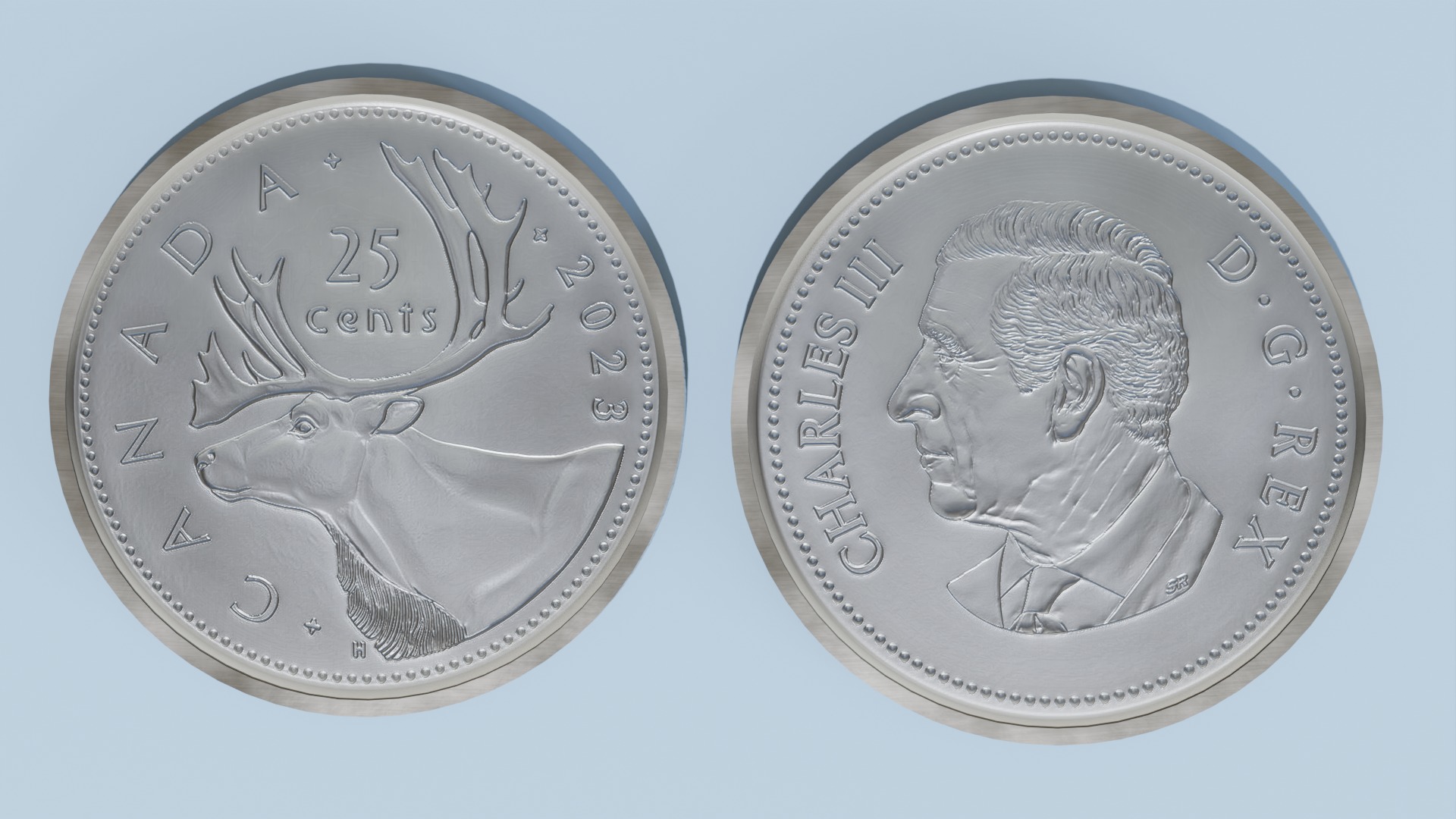 Canada Coin Collection  3D model_14