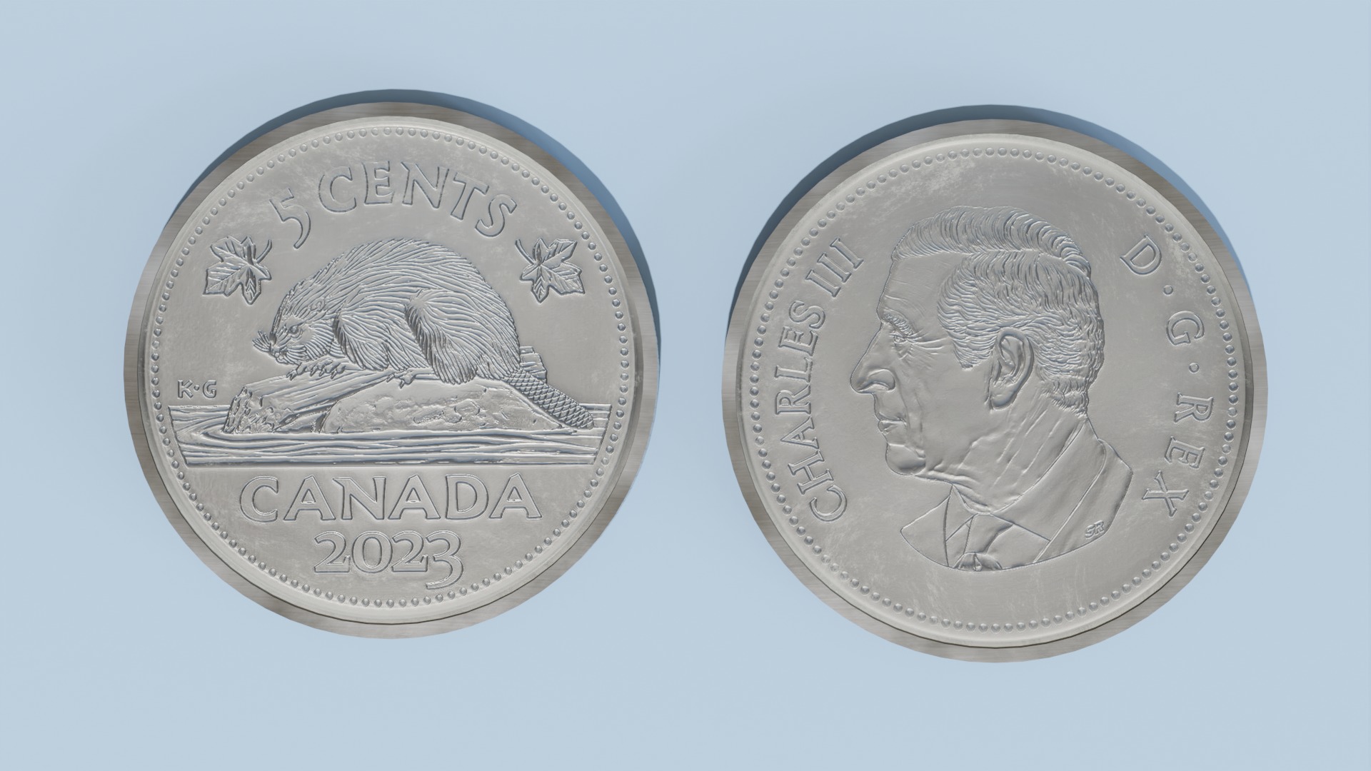 Canada Coin Collection  3D model_6