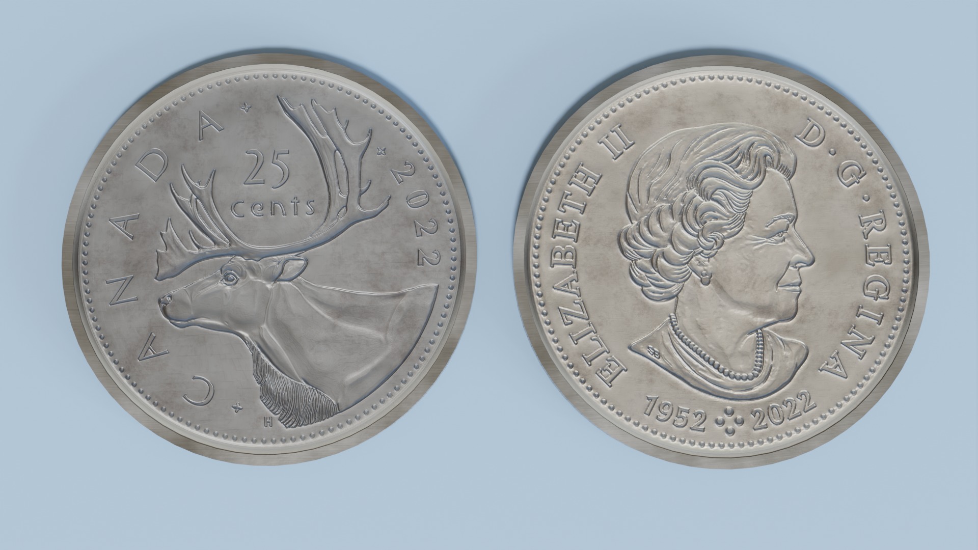 Canada Coin Collection  3D model_13