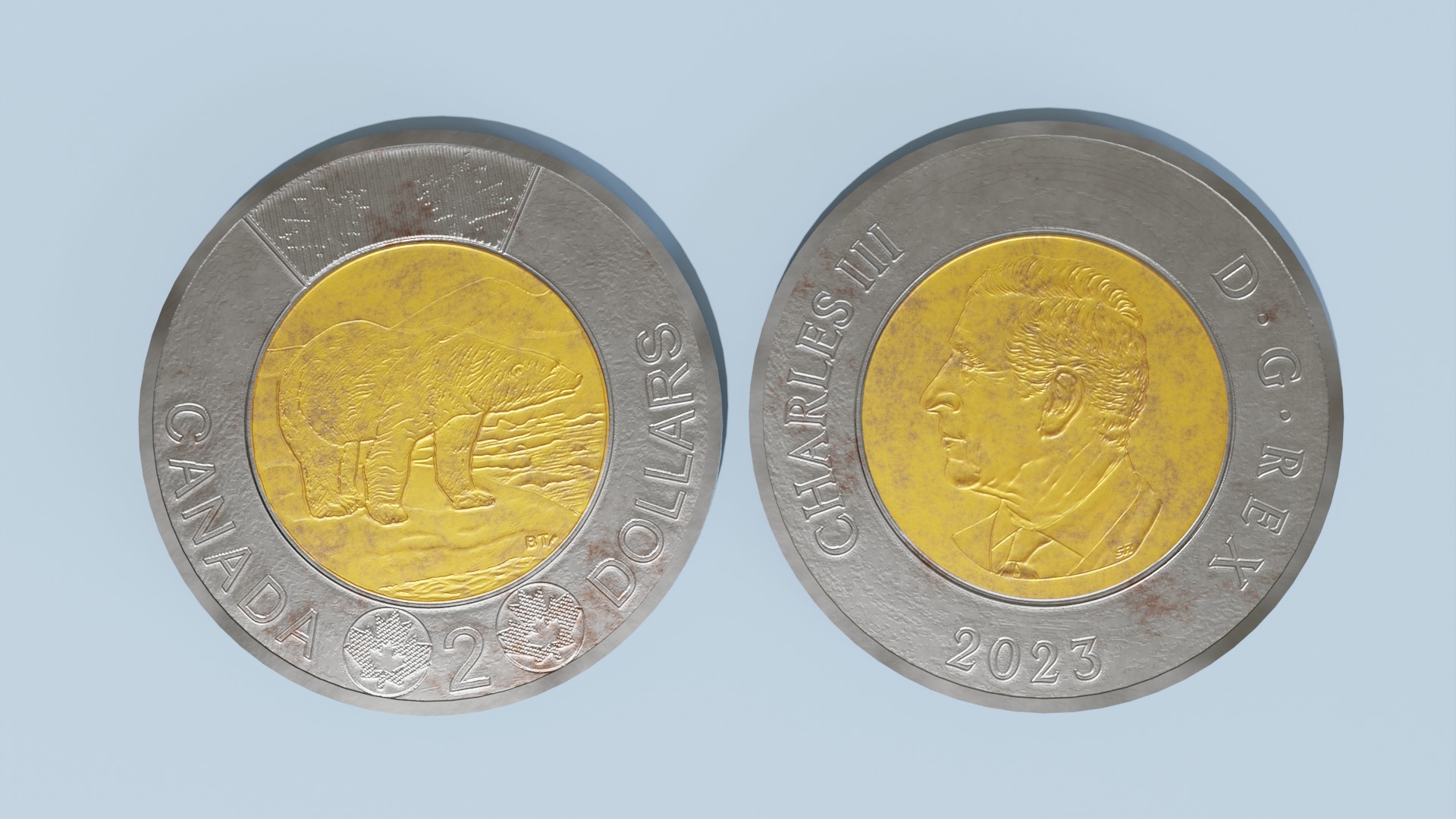 Canada Coin Collection  3D model_25