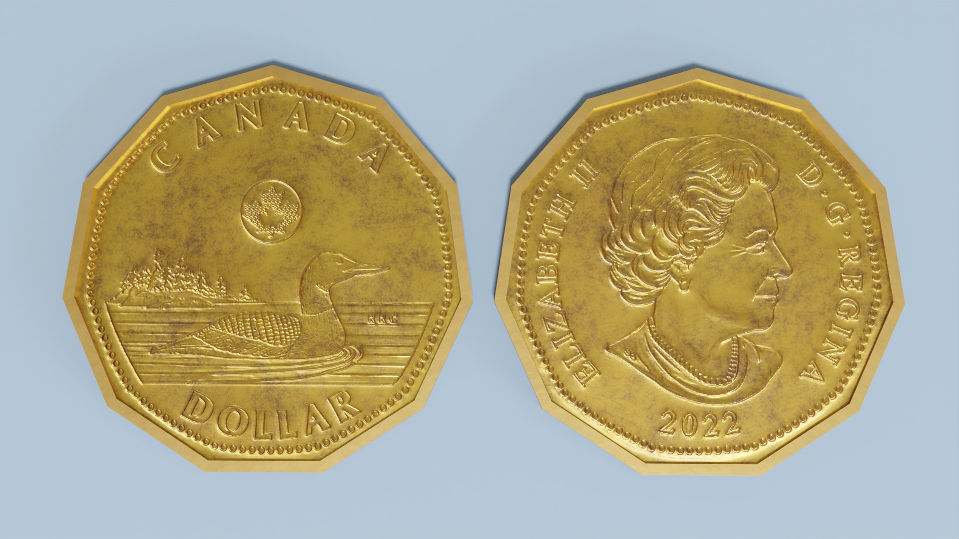 Canada Coin Collection  3D model_21