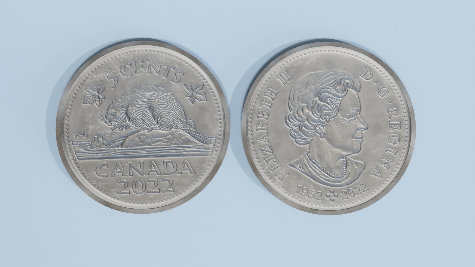 Canada Coin Collection  3D model_5