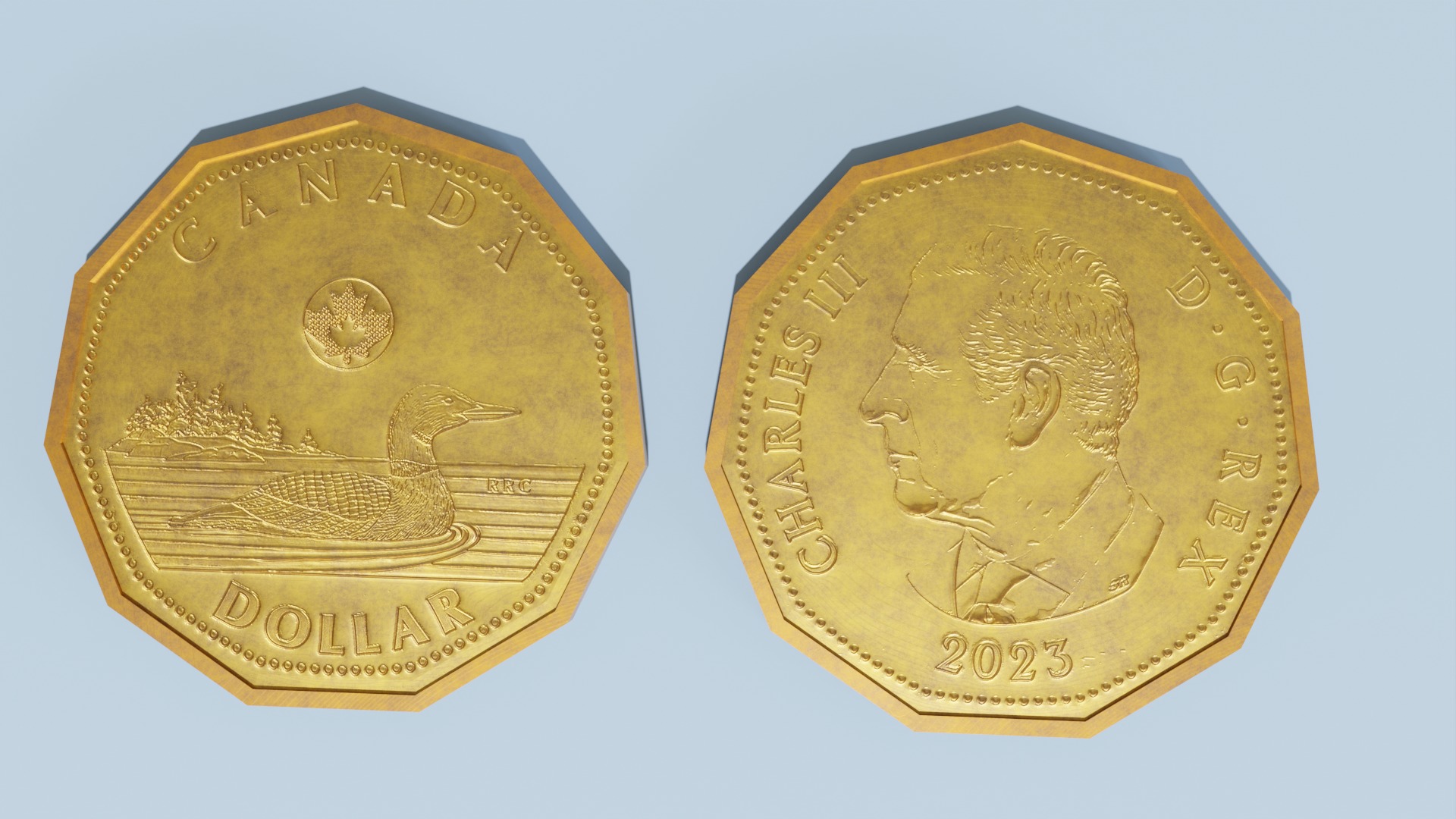 Canada Coin Collection  3D model_22