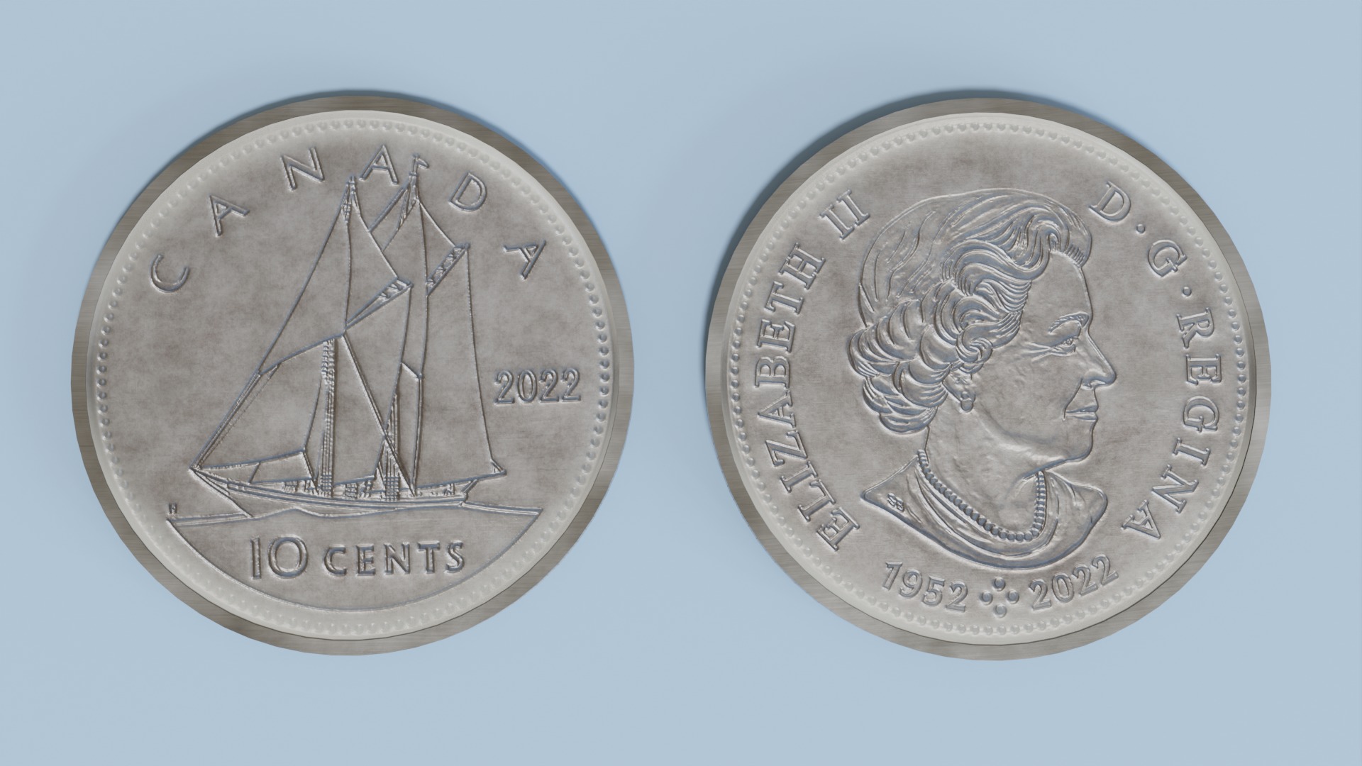 Canada Coin Collection  3D model_9