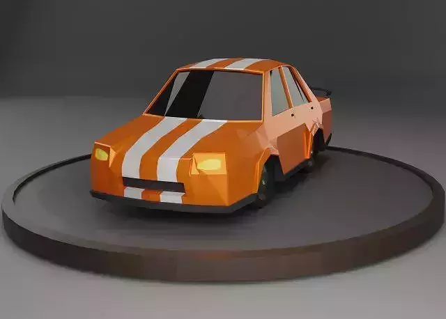 Lowpoly Sports Car