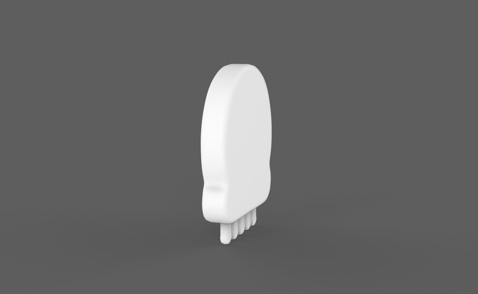 Prop117 Skull Emoji  Low-poly 3D model_4