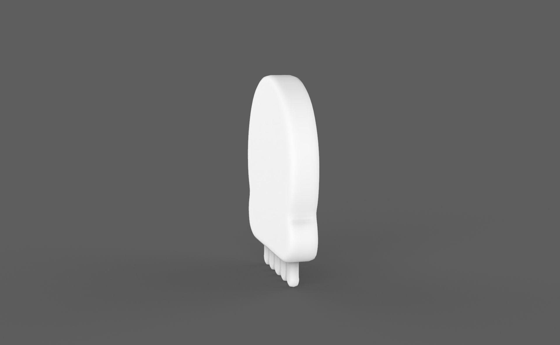 Prop117 Skull Emoji  Low-poly 3D model_13