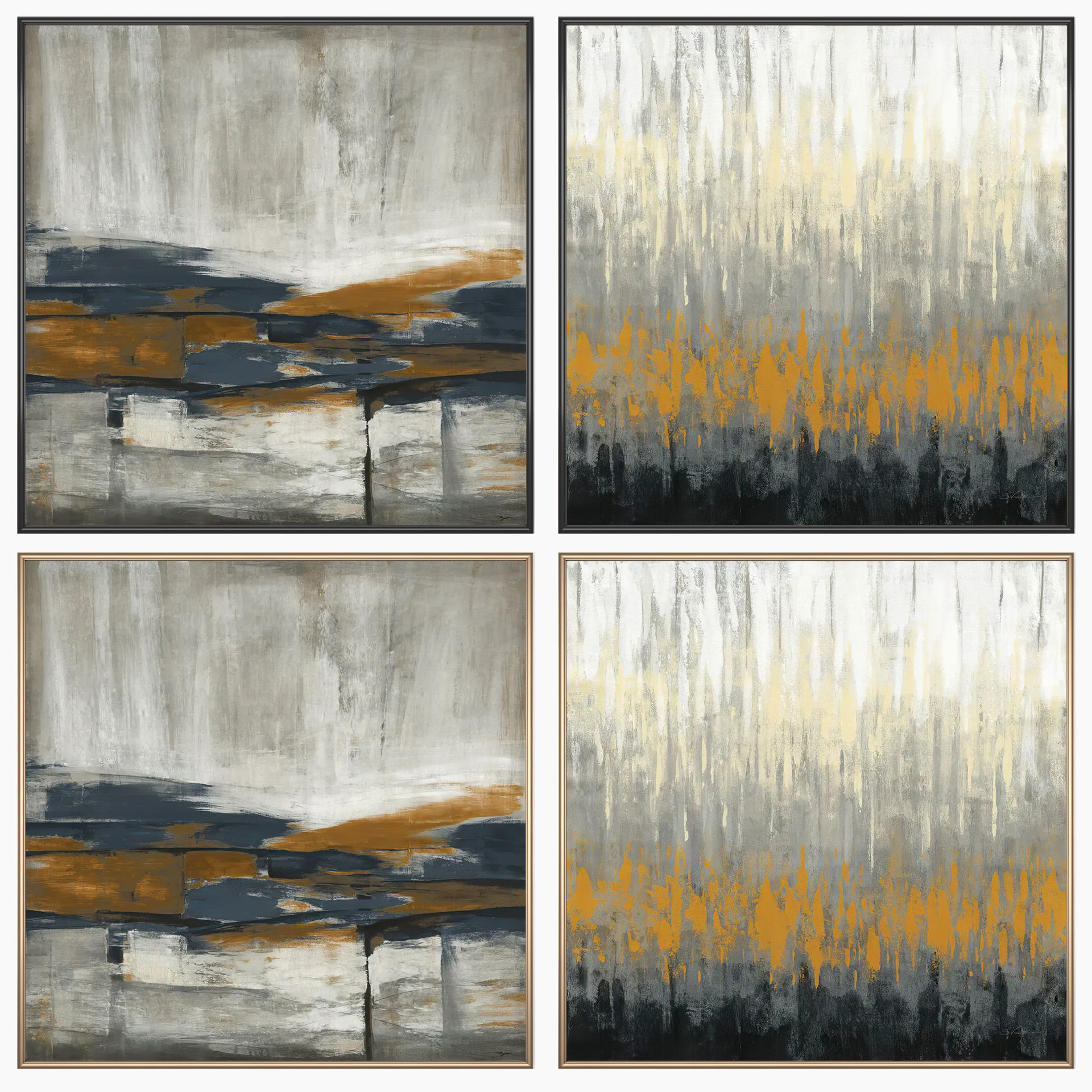 Wall Art Set 4331 3D model_1