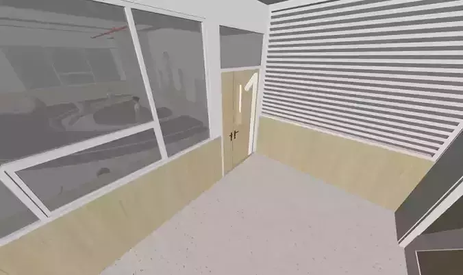 kindergarten classroom and playground