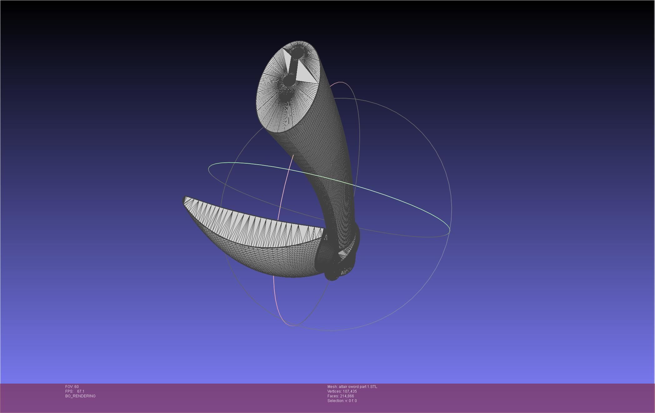 Re-Creators Altair Sword 3D print model_35