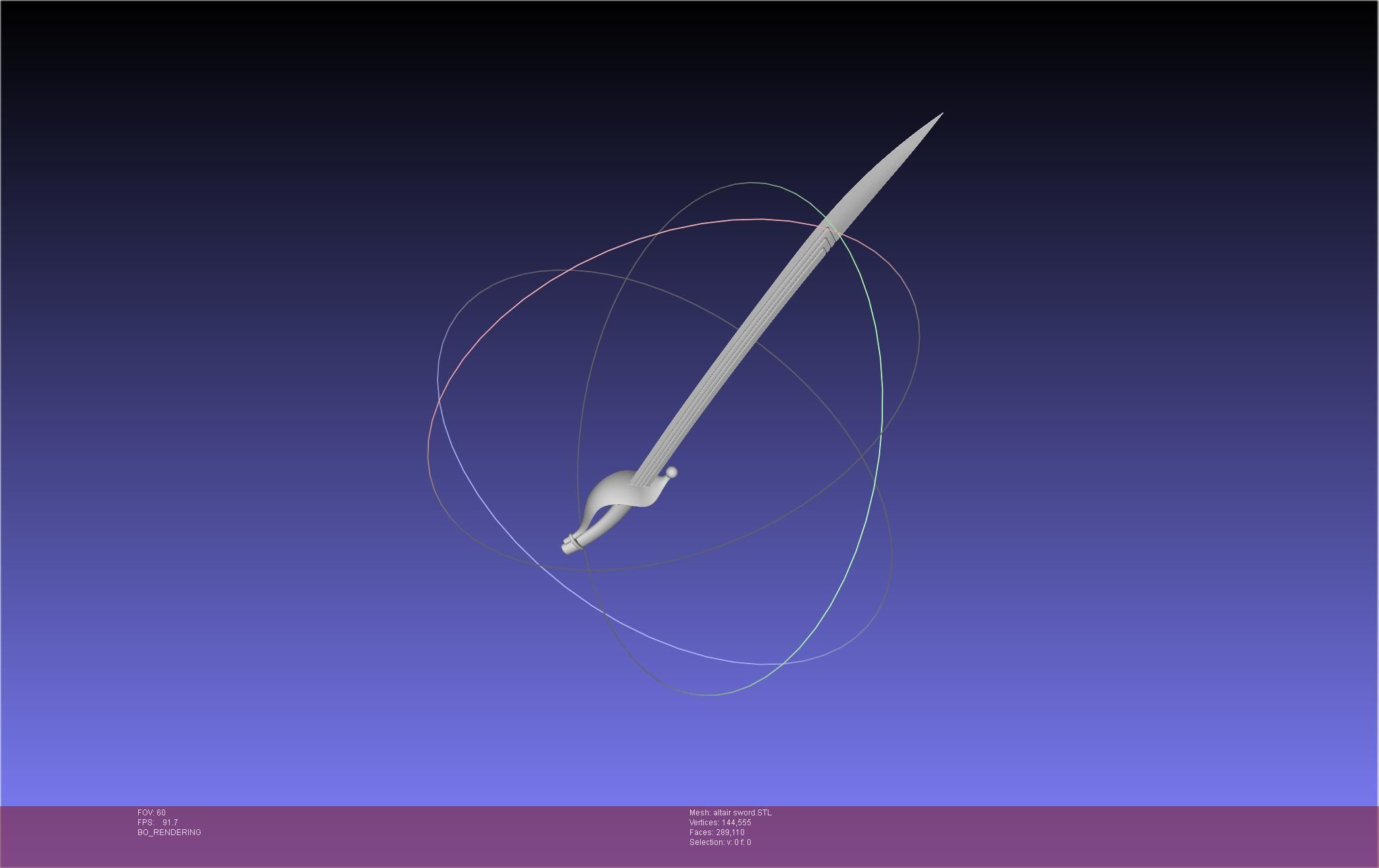 Re-Creators Altair Sword 3D print model_23