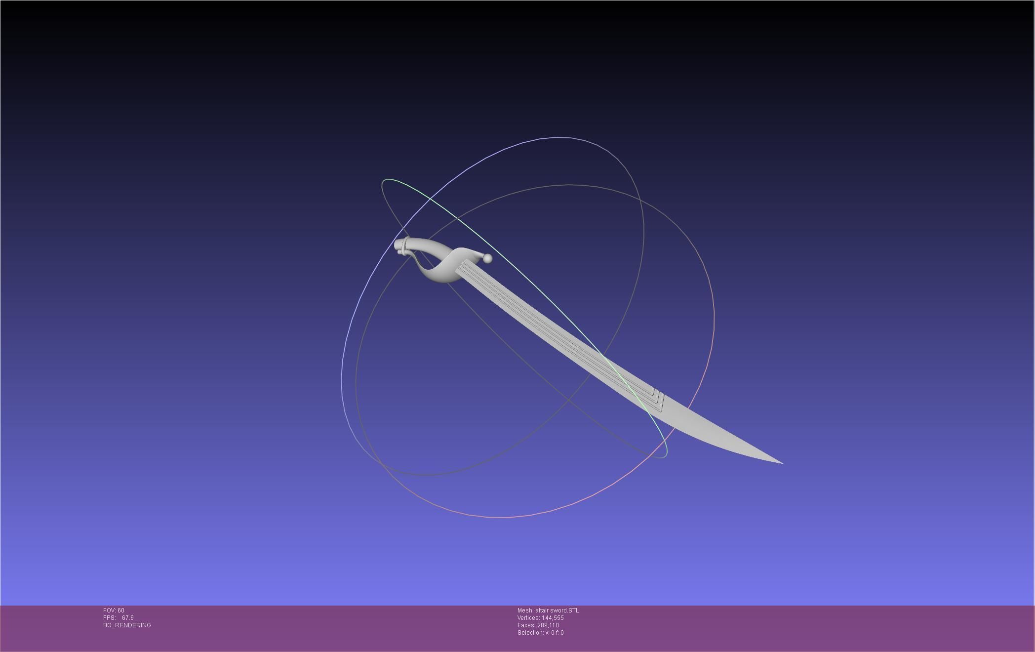 Re-Creators Altair Sword 3D print model_11