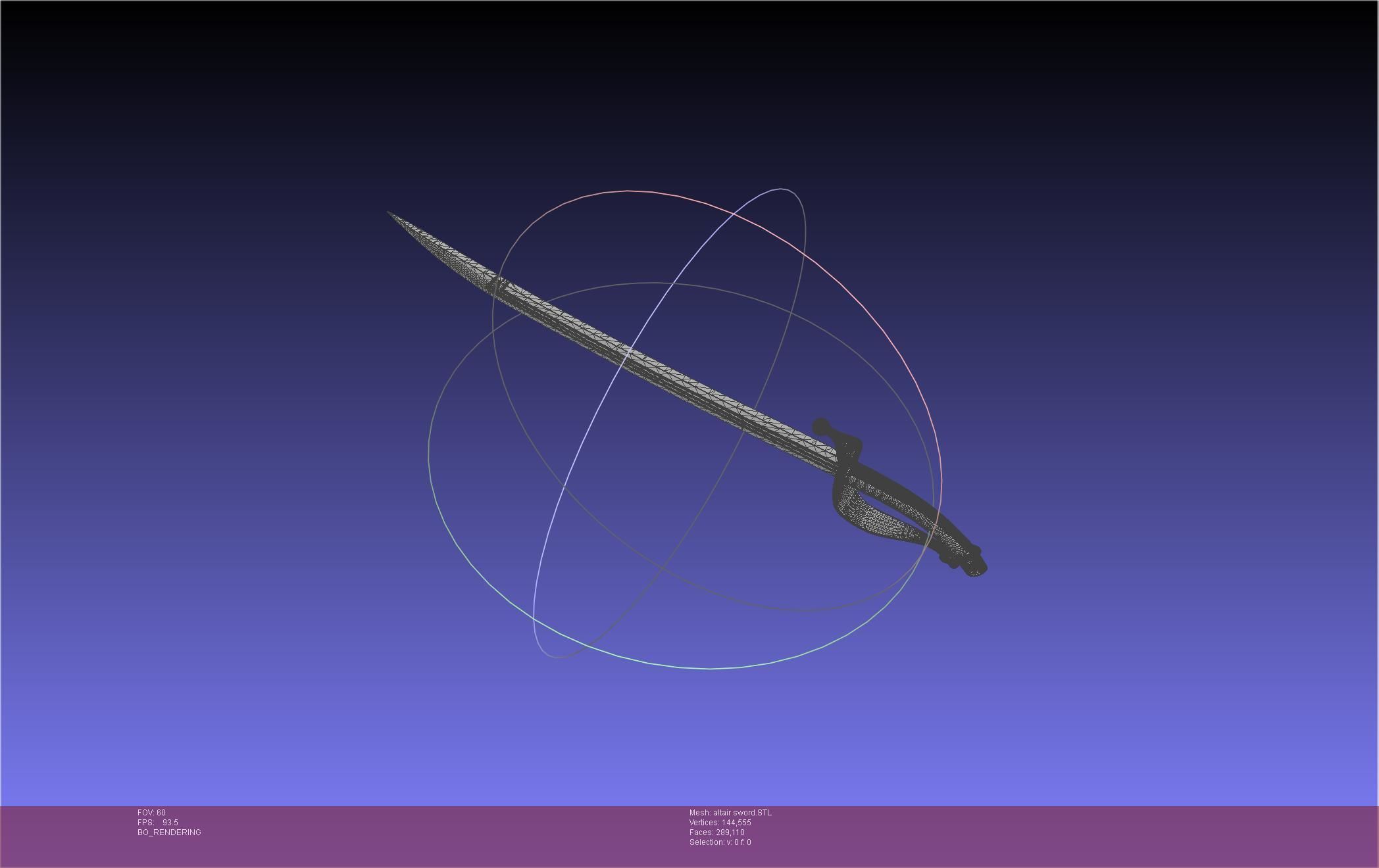 Re-Creators Altair Sword 3D print model_26