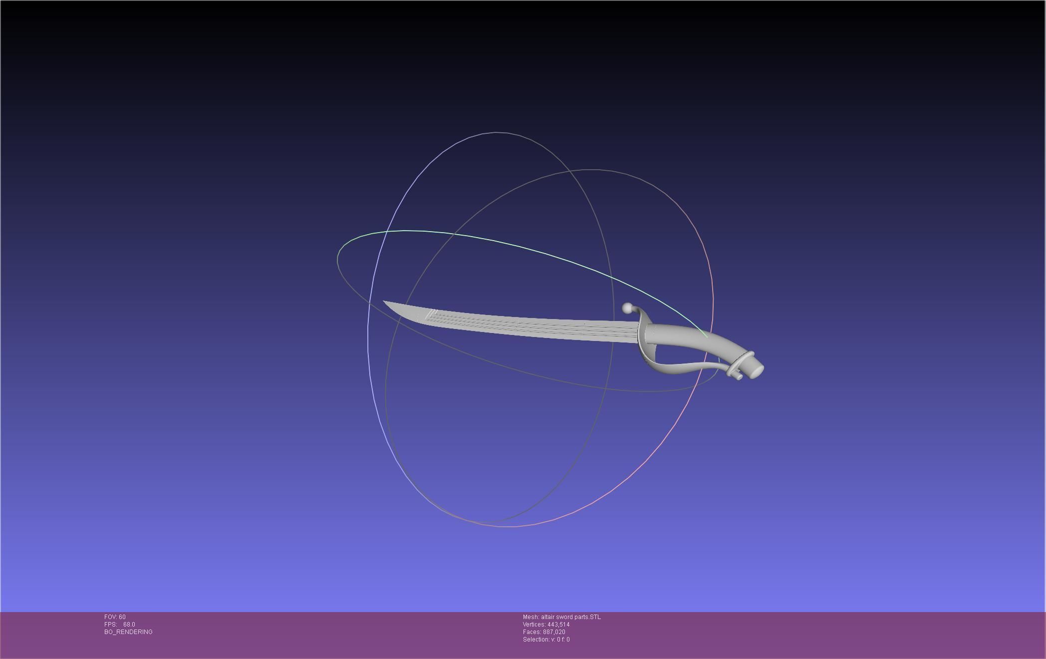 Re-Creators Altair Sword 3D print model_71